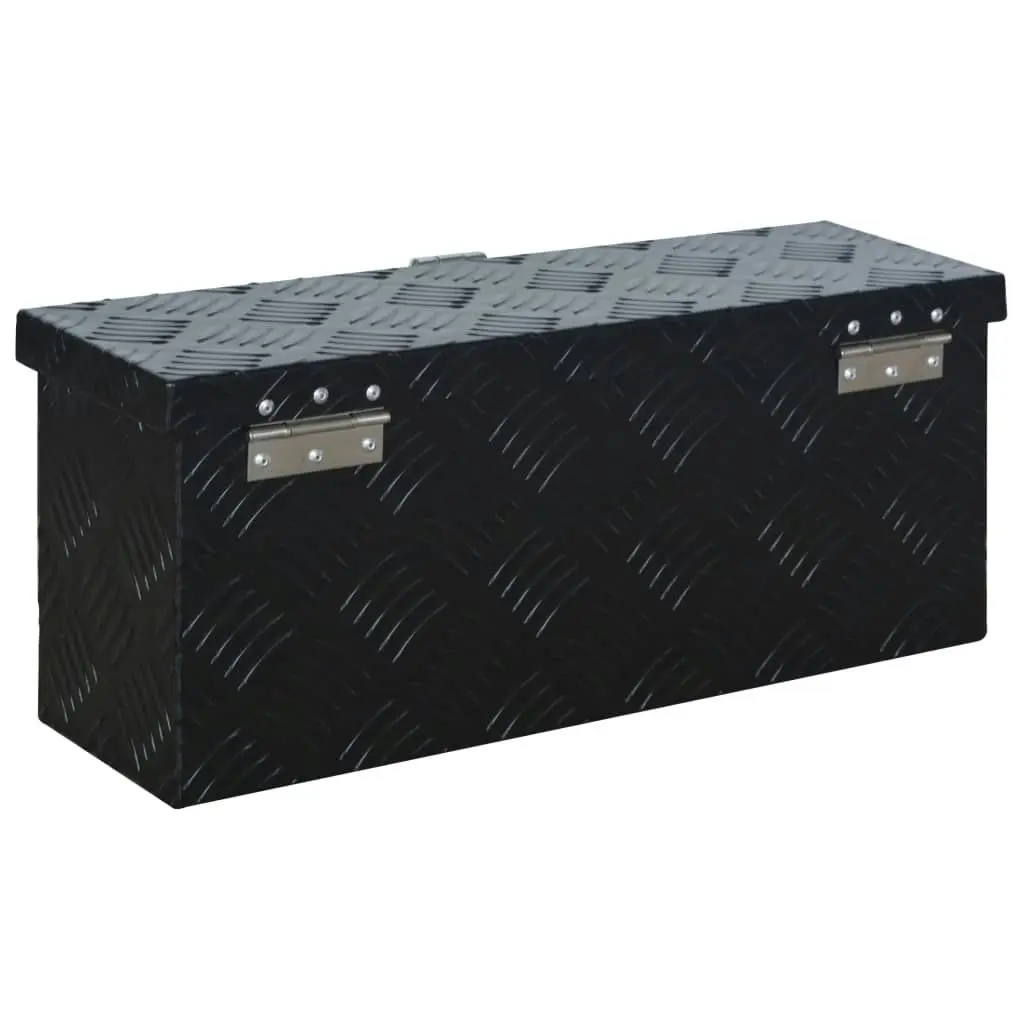 Aluminium Box 485x140x200 mm Black 144845