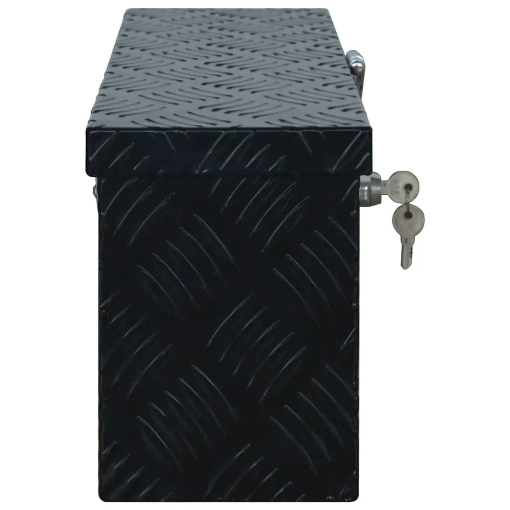 Aluminium Box 485x140x200 mm Black 144845