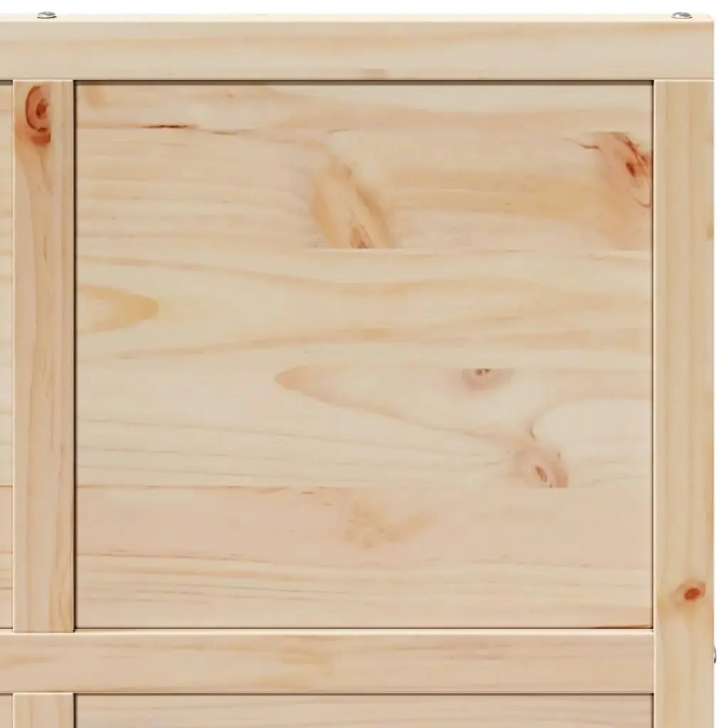 Barn Door 90x208 cm Solid Wood Pine 850641