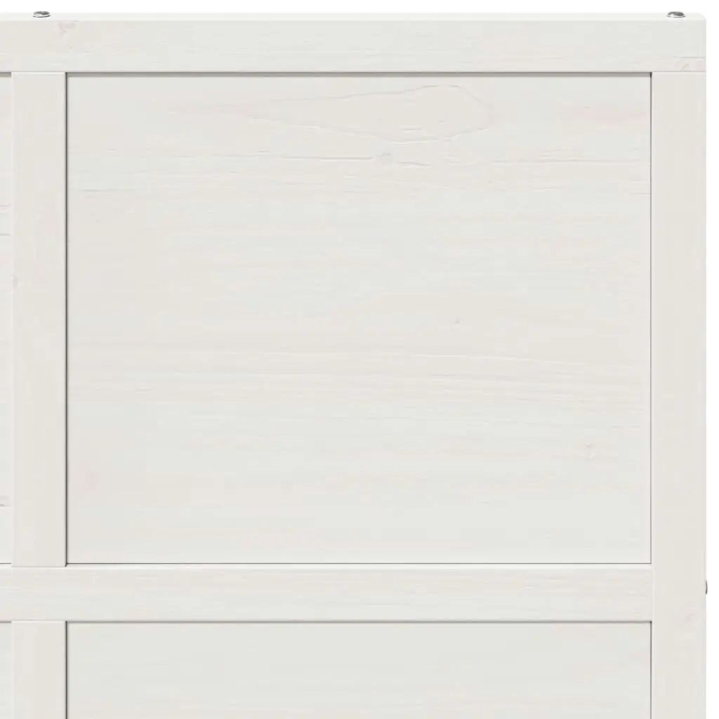 Barn Door White 100x208 cm Solid Wood Pine 850639