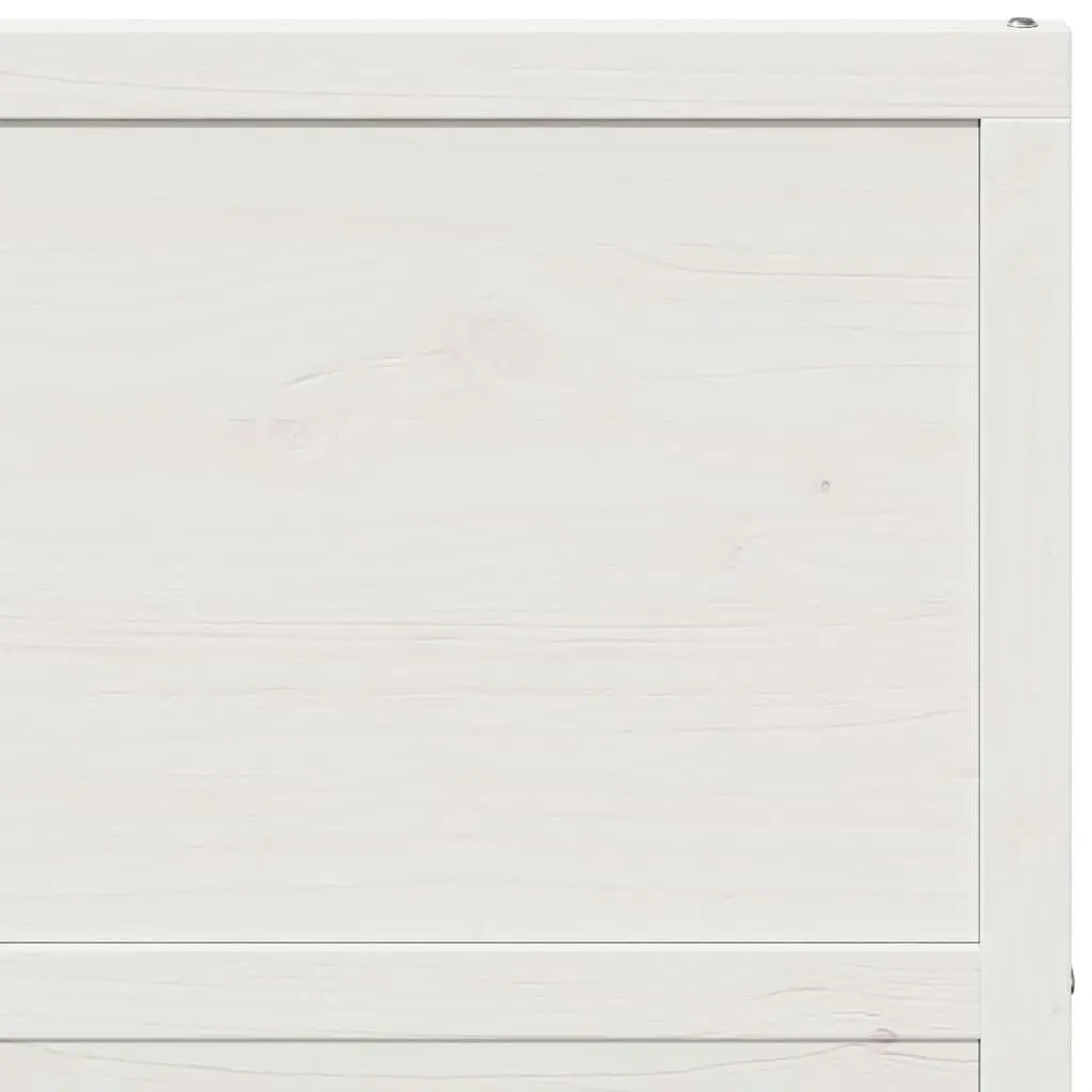 Barn Door White 80x208 cm Solid Wood Pine 850636