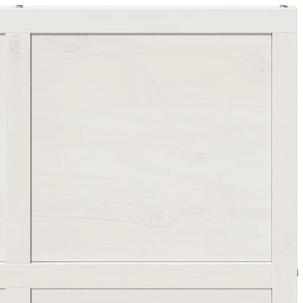 Barn Door White 90x208 cm Solid Wood Pine 850642