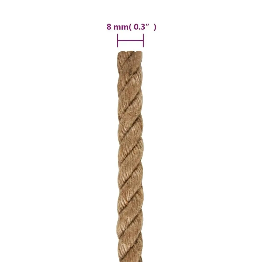 Jute Rope 100 m Long 8 mm Thick 153745