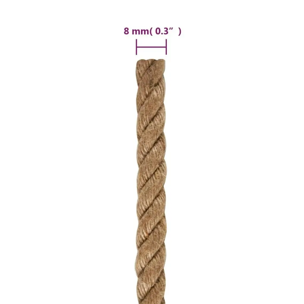 Jute Rope 25 m Long 8 mm Thick 153743