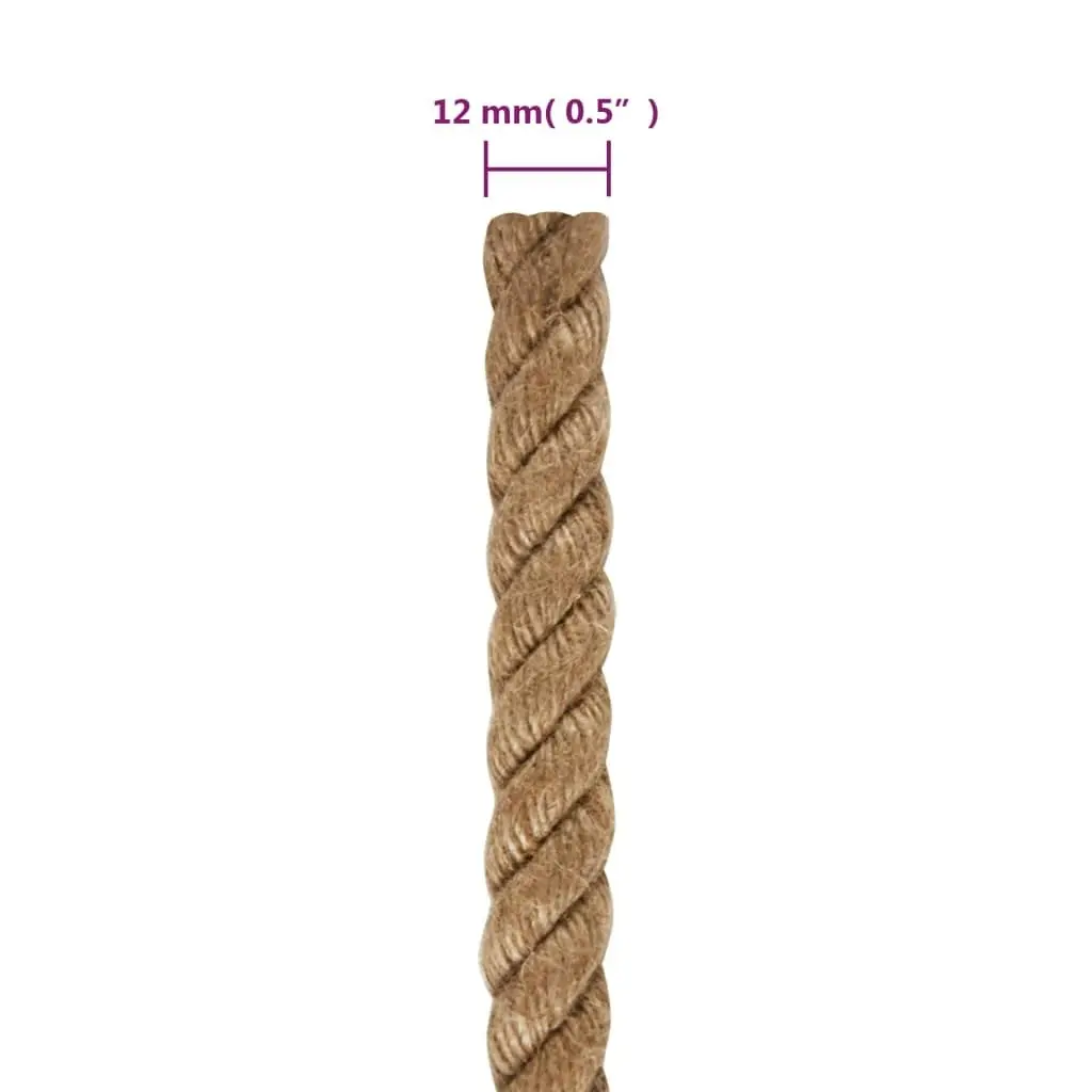 Jute Rope 50 m Long 12 mm Thick 153754