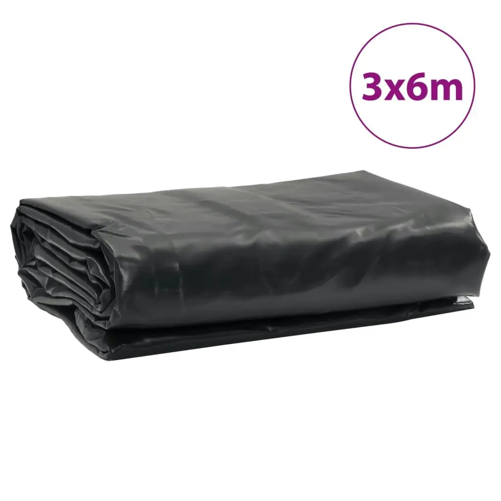 Tarpaulin Anthracite 3x6 m 650 g/m?? 156086