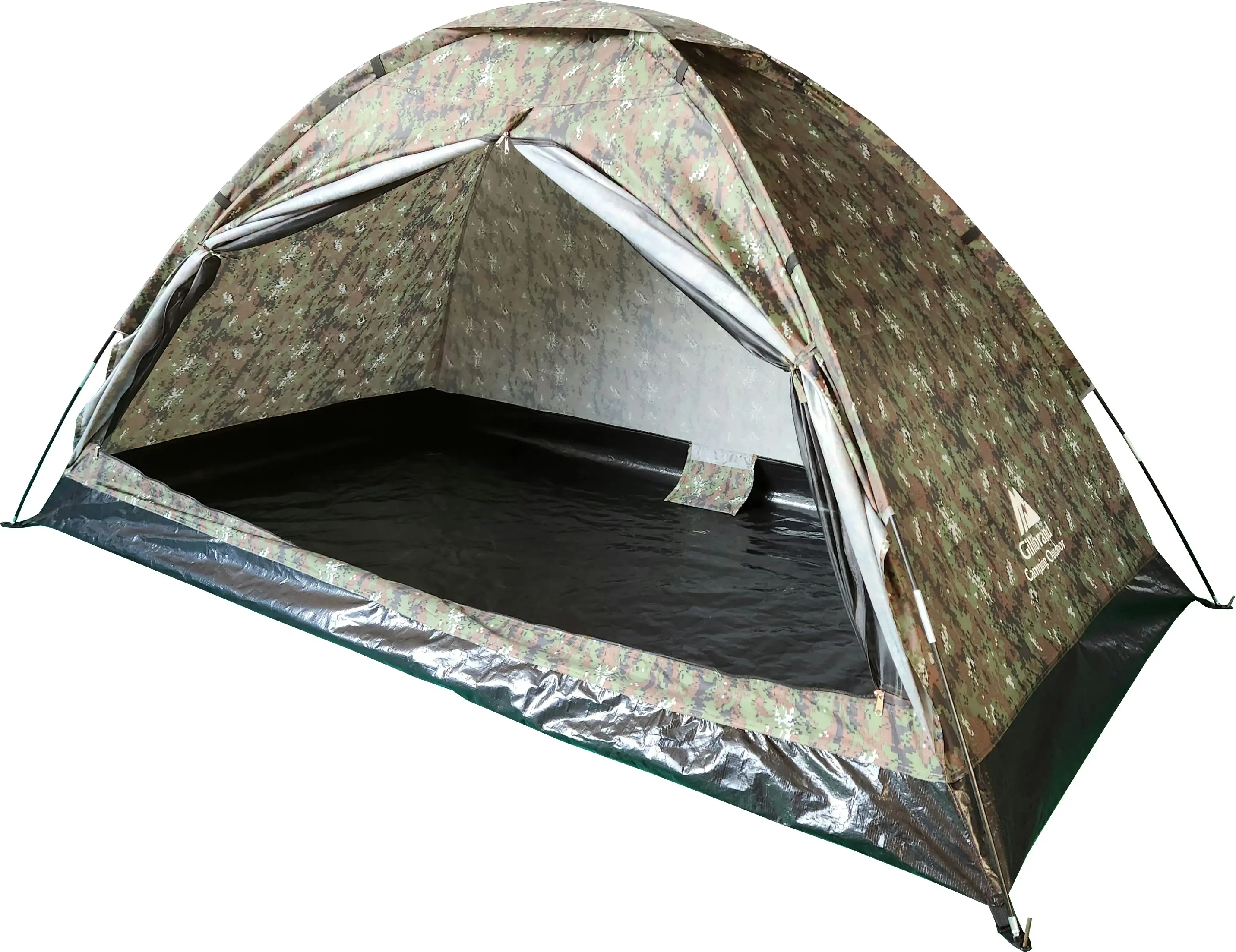 Chotto Outdoor - Gibson (1-2 people) Camping Tent - Digital camouflage, autumn colors