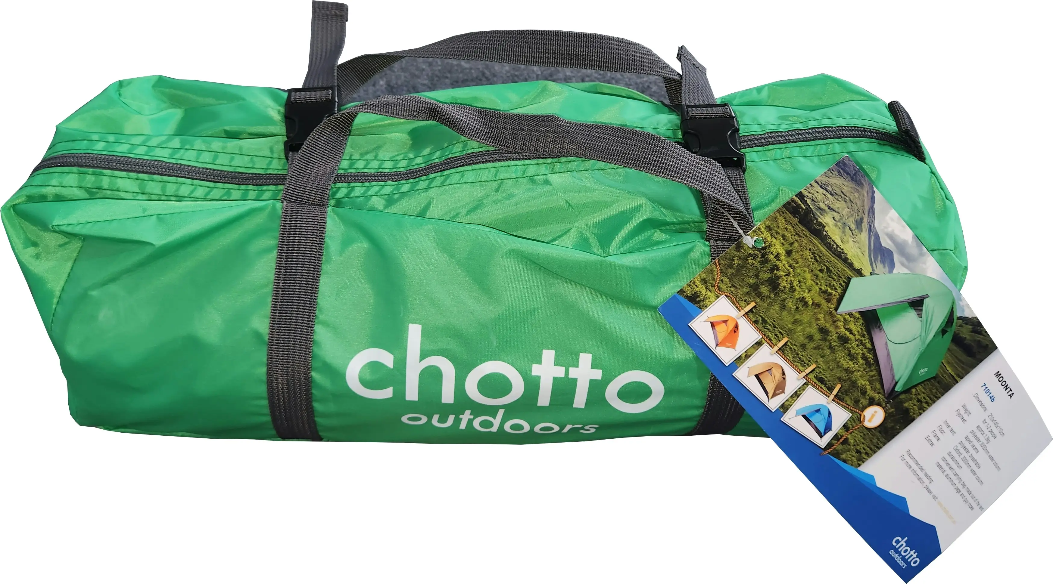 Chotto Outdoor - Moonta (2 people) Camping Tent - Green