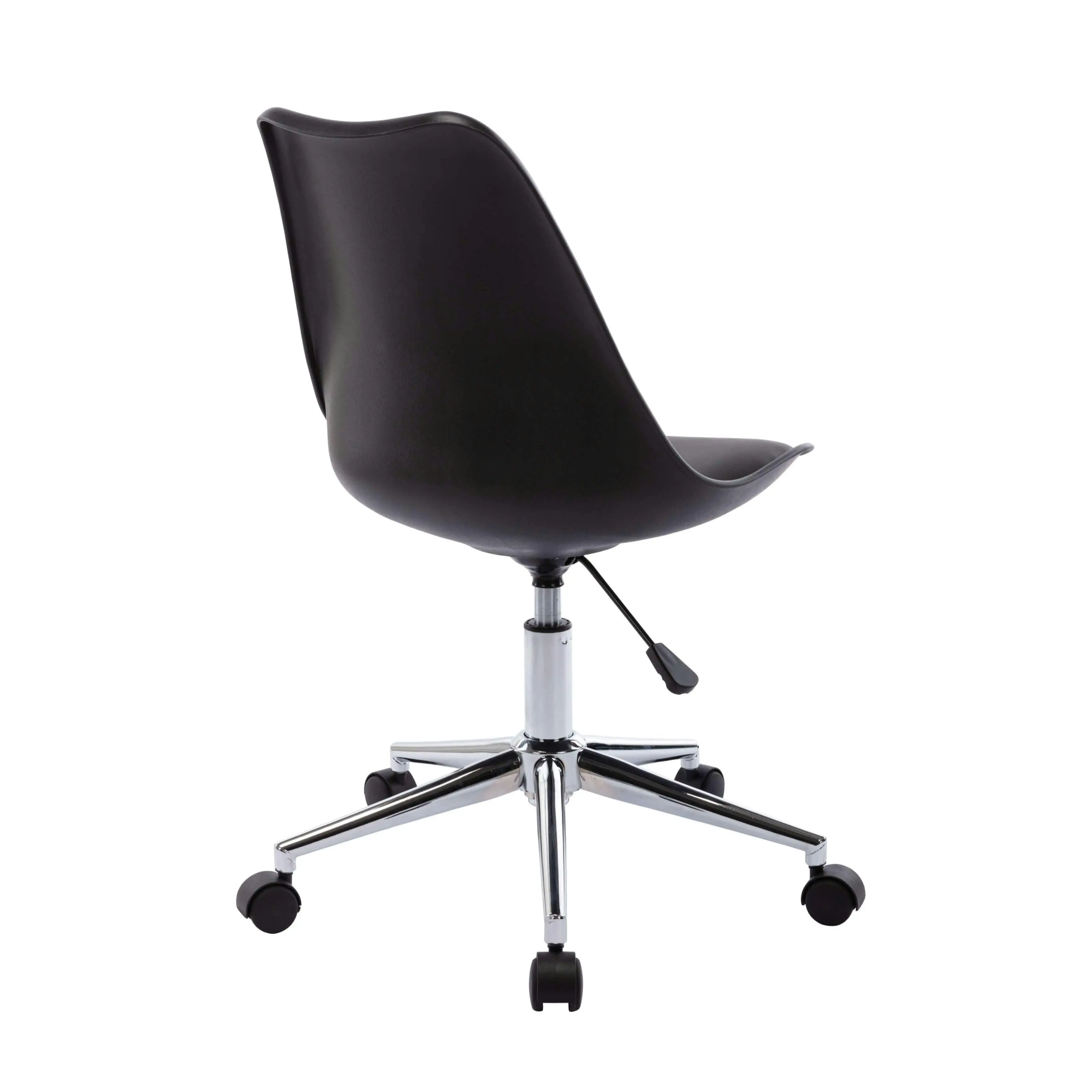 Chotto - Ando Office Desk Chair with Vegan Leather Seat - Black