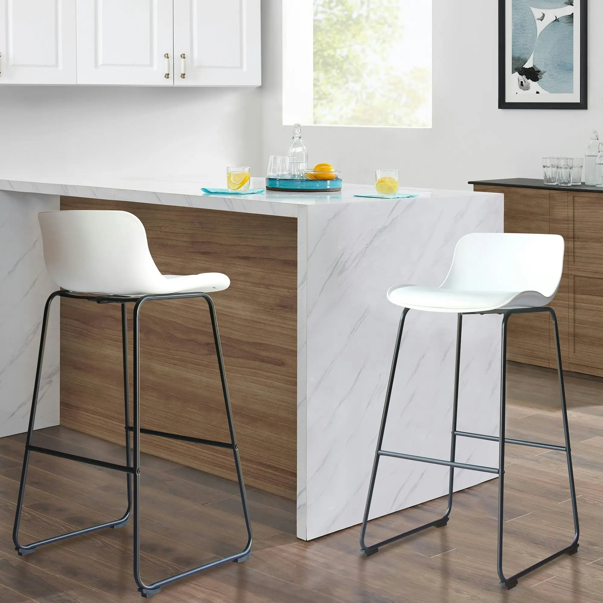 Chotto - Kaba Barstool - White x 2