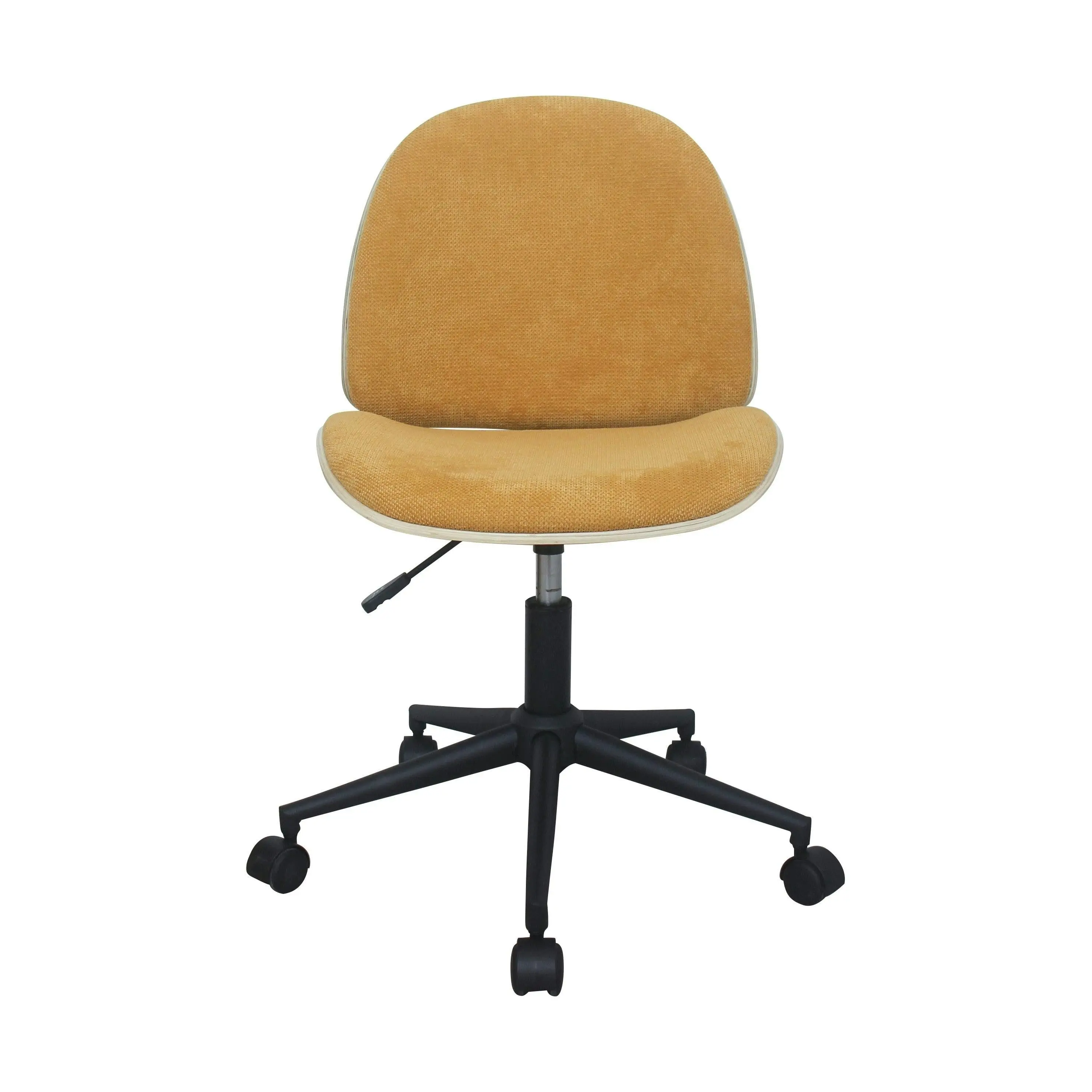 Chotto - Mio Fabric Adjustable Swivel Office Chair - Yellow