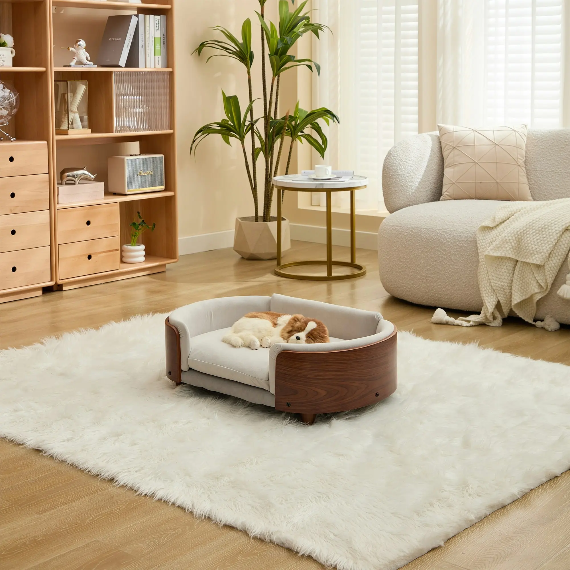 Chotto PET's - Fuwa Pet Sofa - Midium Light Grey