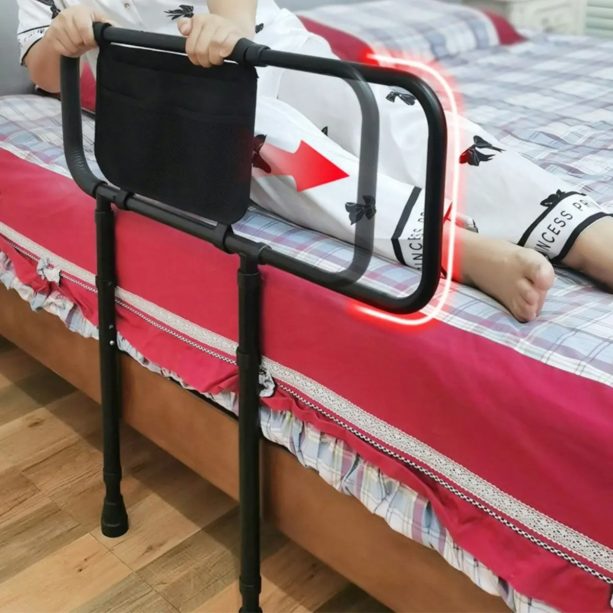 MaterniCare ElderGuard Elderly Bed Rails With Adjustable Handrail for Seniors