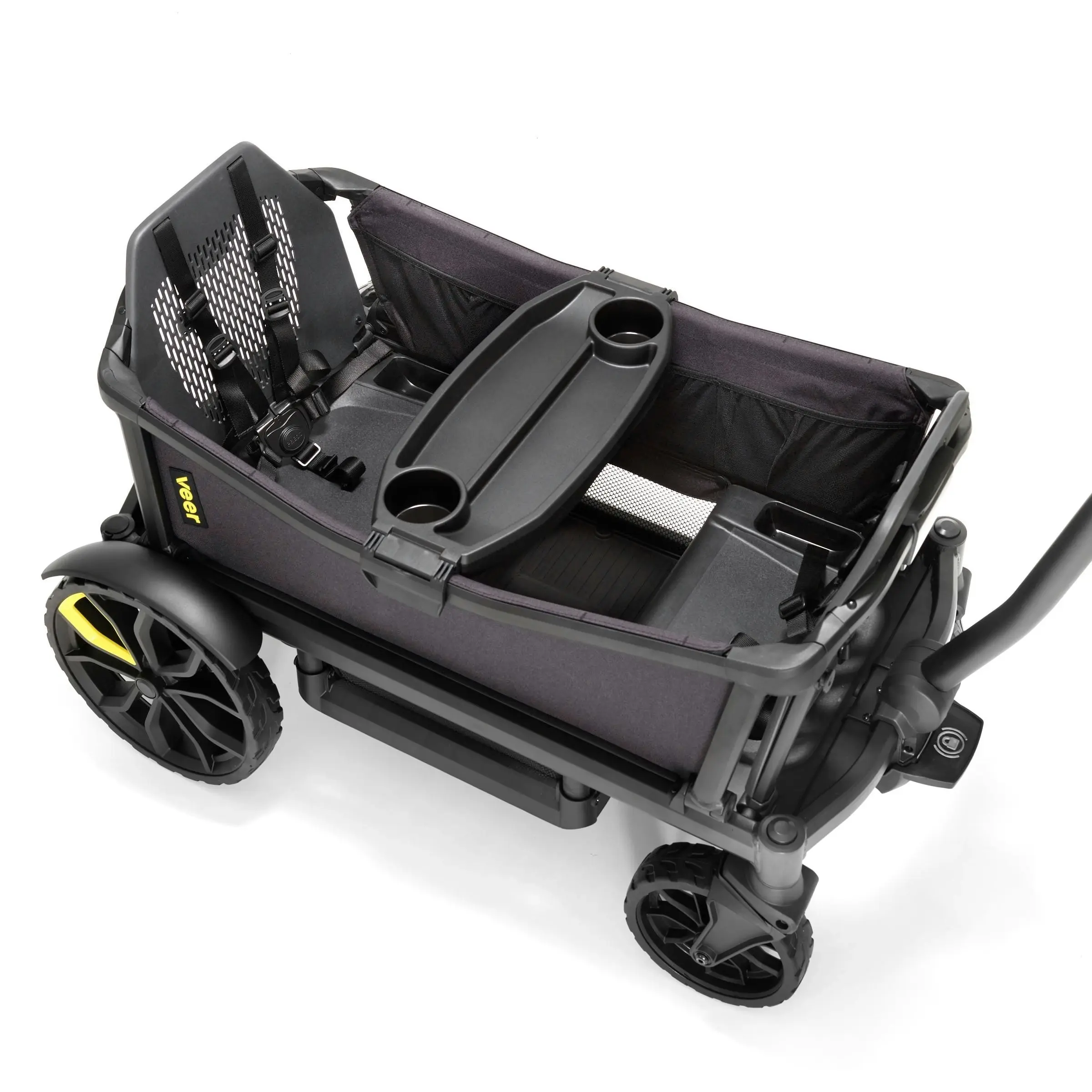 Veer Cruiser Robotically Welded Aluminium Frame Stroller Wagon With Adjustable Handle