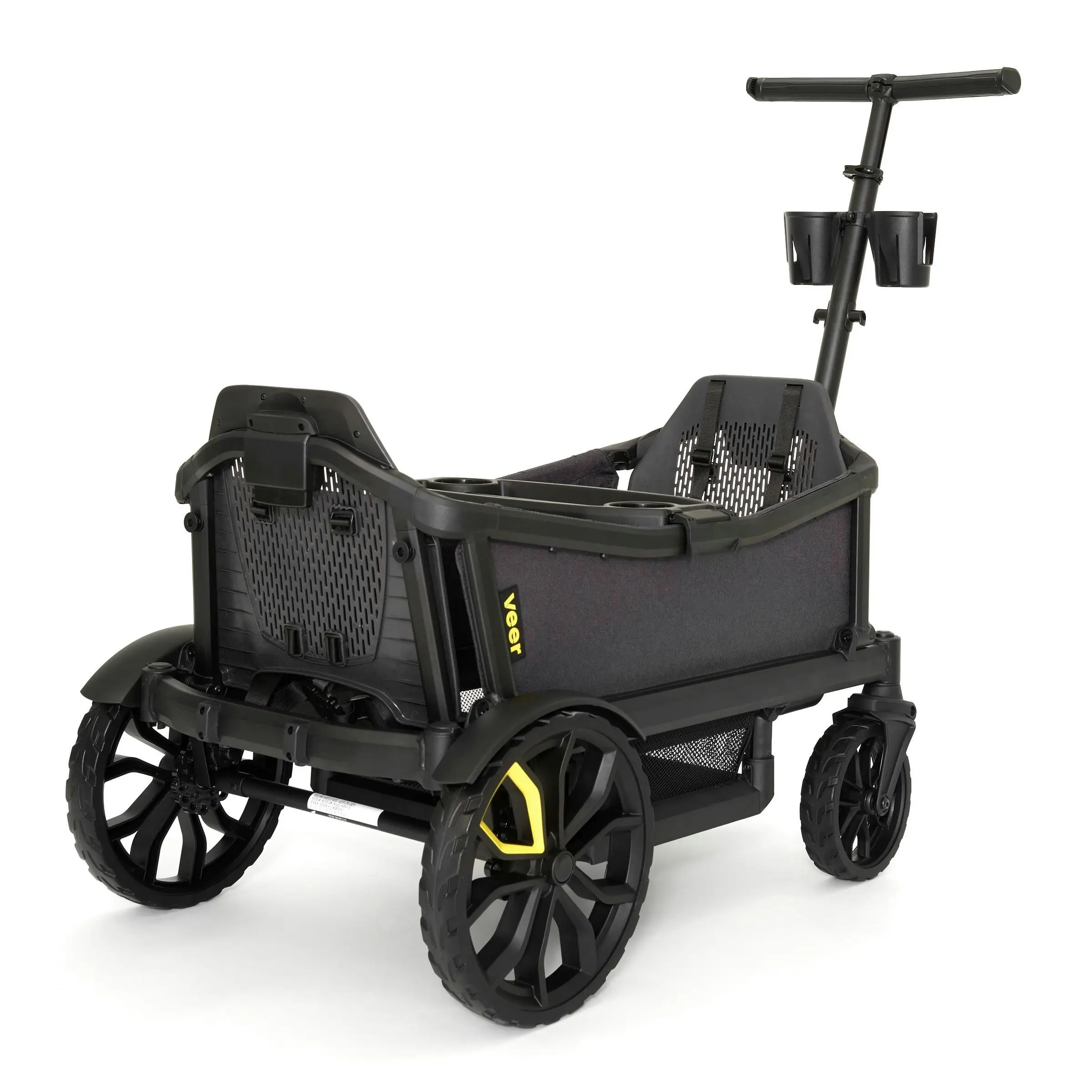 Veer Cruiser Robotically Welded Aluminium Frame Stroller Wagon With Adjustable Handle