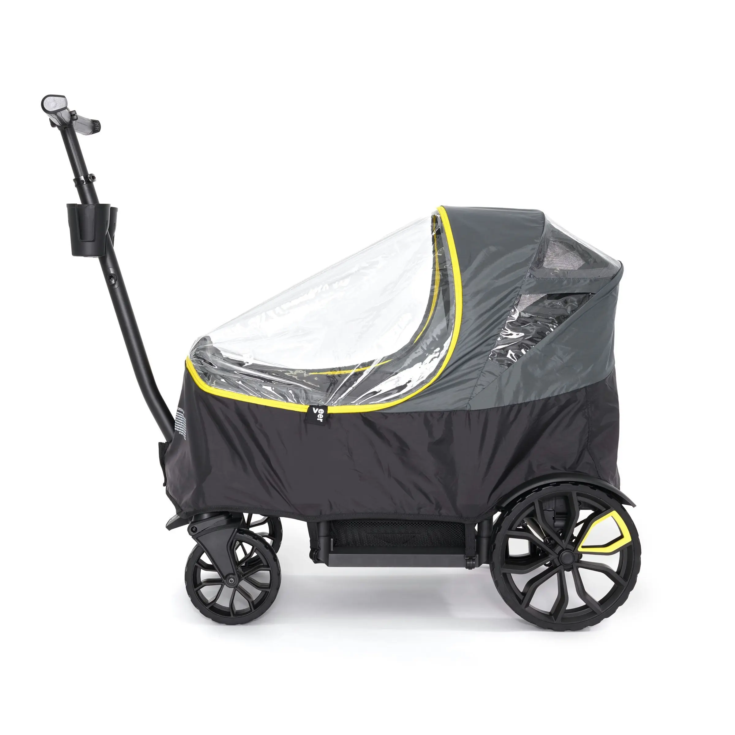 Veer Lightweight Cruiser Stroller Wagon With All Weather Cover Newborn To Toddler