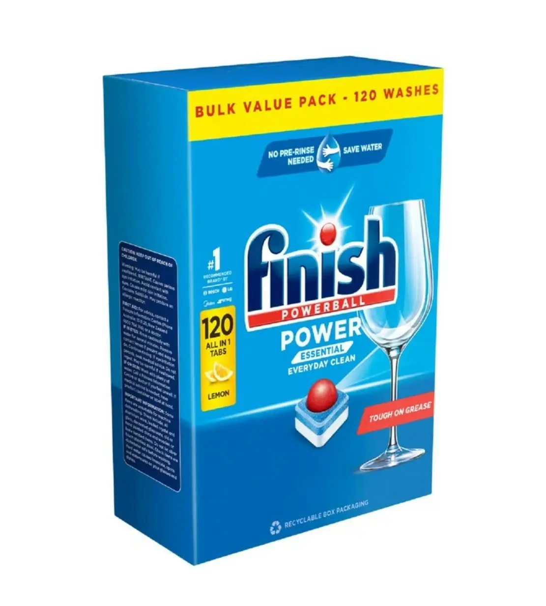 Finish Power Dishwashing Tablets 120 Pack