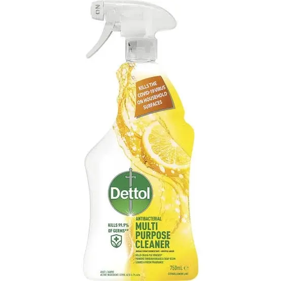 3 Pack Dettol Multipurpose Cleaner Surface Spray Disinfectant Citrus 750ml