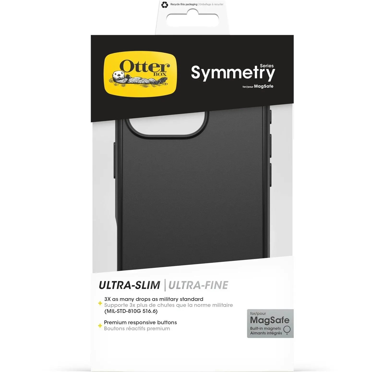 Otterbox Symmetry Magsafe Case For Iphone 16 Pro - Black