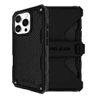 Pelican Shield Magsafe Case W/ Holster For Iphone 16 Pro - Carbon Fibre