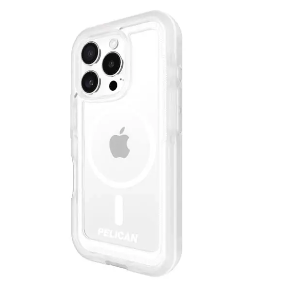 Pelican Voyager Magsafe Case W/ Holster For Iphone 16 Pro Max - Clear