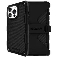 Pelican Shield Magsafe Case W/ Holster For Iphone 16 Pro Max - Carbon Fibre