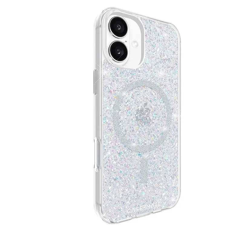 Case-Mate Twinkle Magsafe Case For Iphone 16 Plus - Silver