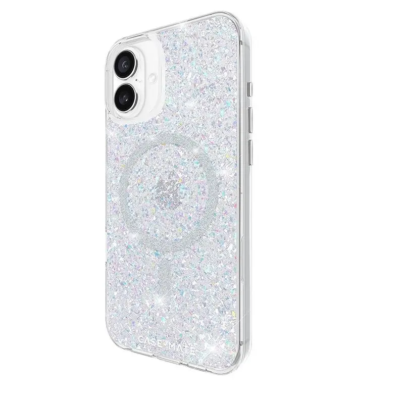 Case-Mate Twinkle Magsafe Case For Iphone 16 Plus - Silver