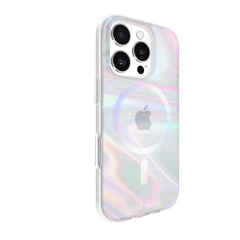 Case-Mate Soap Bubble Magsafe Case For Iphone 16 Pro - Iridescent