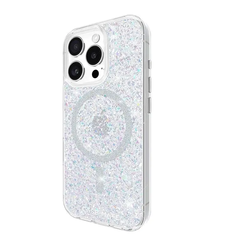 Case-Mate Twinkle Magsafe Case For Iphone 16 Pro - Silver