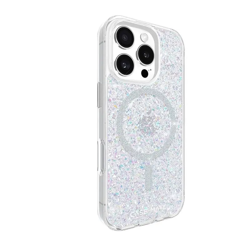 Case-Mate Twinkle Magsafe Case For Iphone 16 Pro - Silver