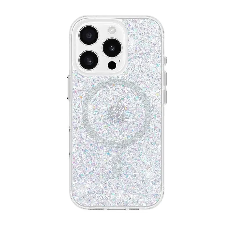 Case-Mate Twinkle Magsafe Case For Iphone 16 Pro - Silver