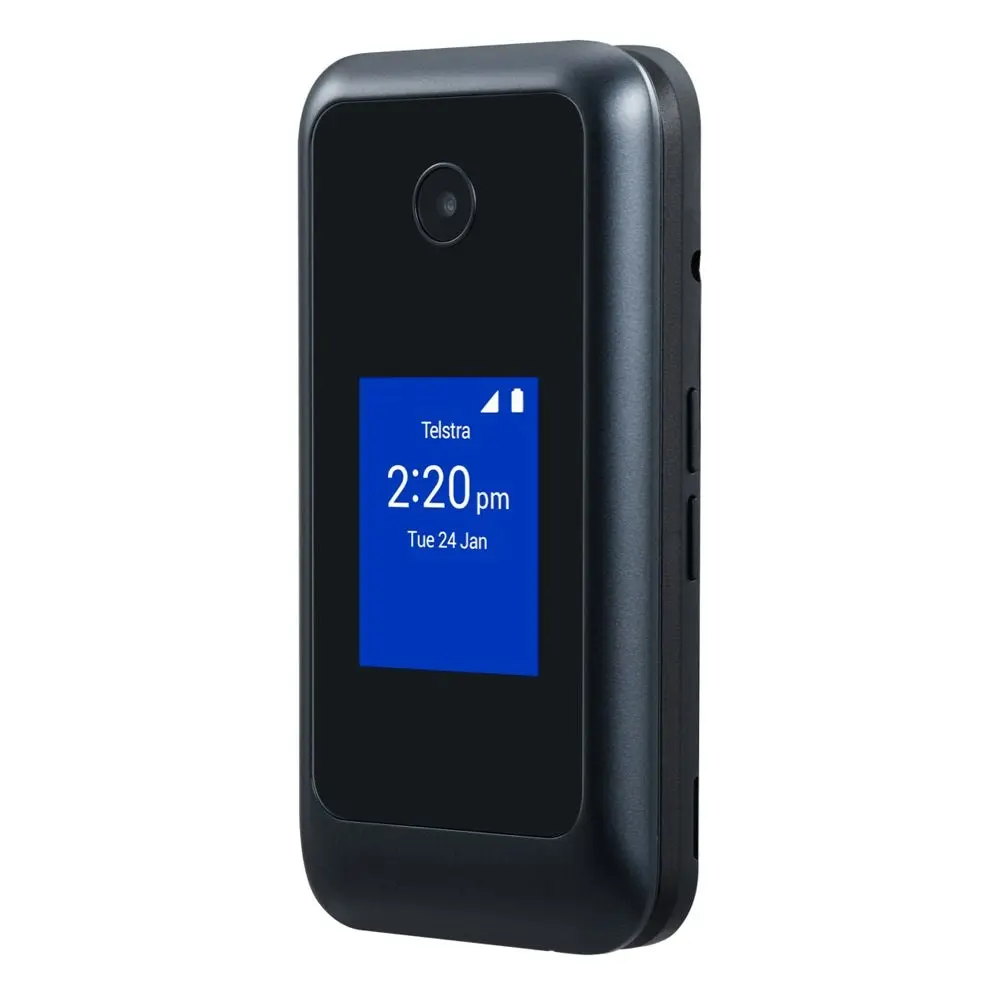 Telstra Locked Flip 4 ZTE 4GX (Blue Tick) - Black