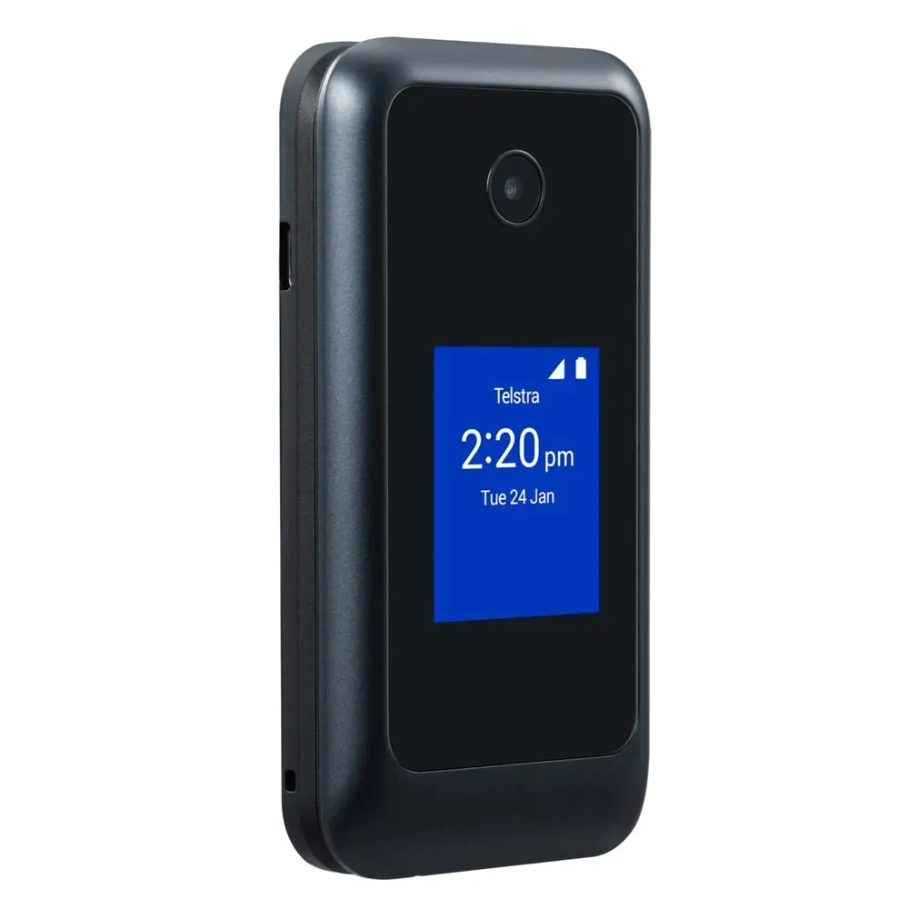 Telstra Locked Flip 4 ZTE 4GX (Blue Tick) - Black