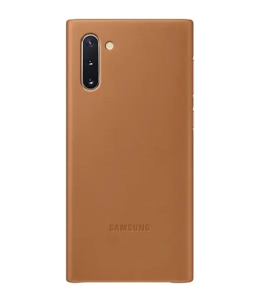 Samsung Galaxy Note 10 Leather Cover - Brown