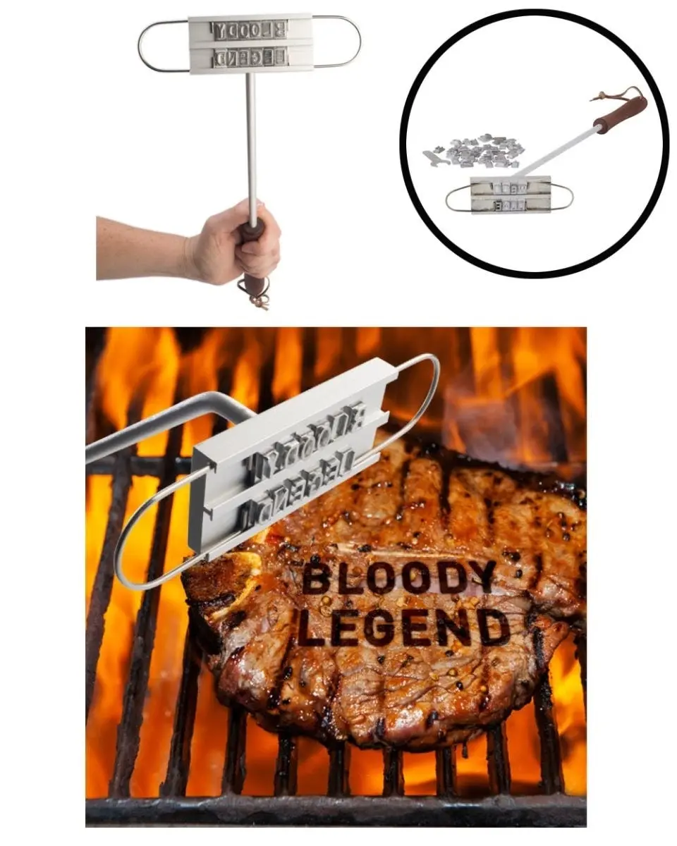 BBQ Branding Iron with Changeable Letters