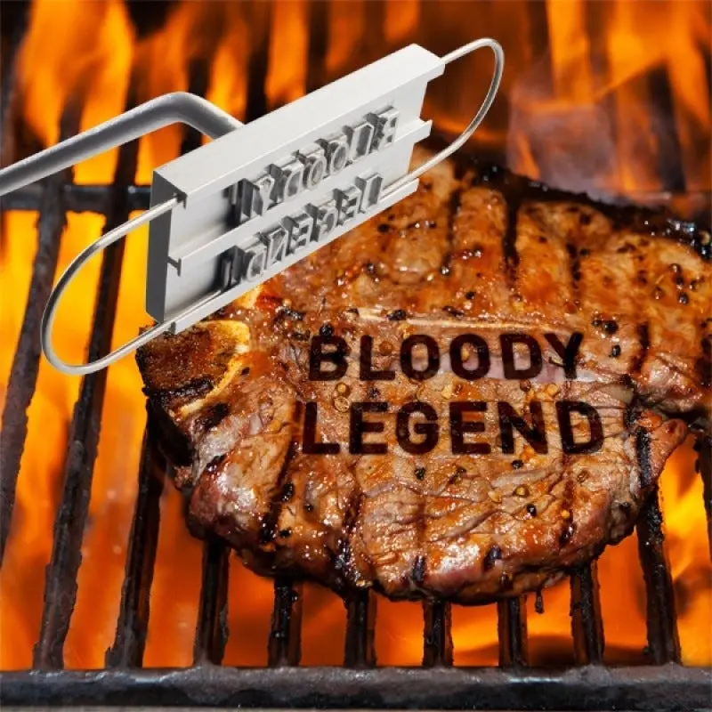 BBQ Branding Iron with Changeable Letters