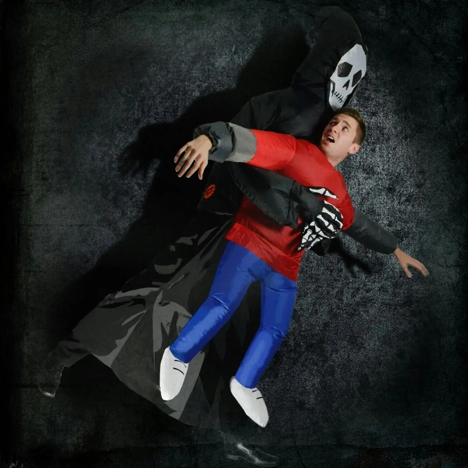 Inflatable Ghost Grim Reaper Costume Suit