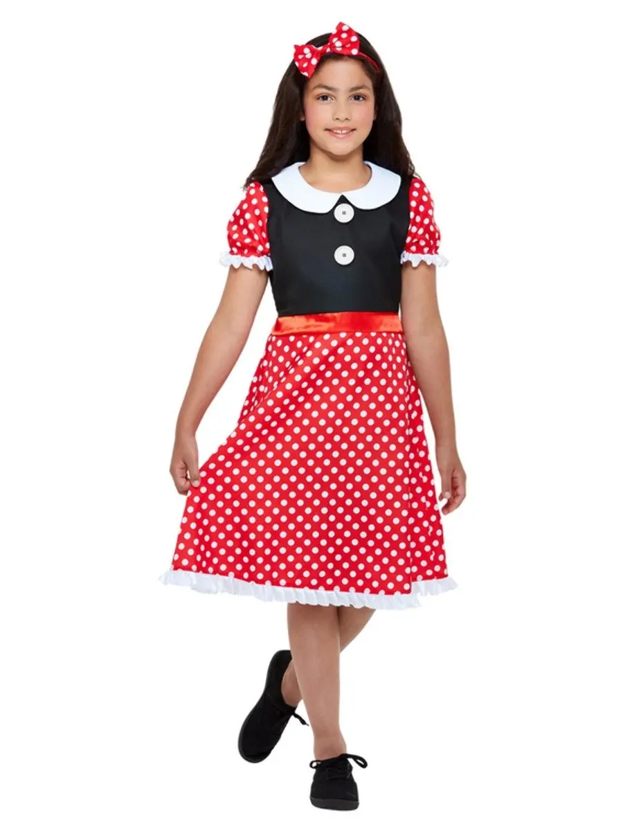 Cute Minnie Mouse Girls Costume