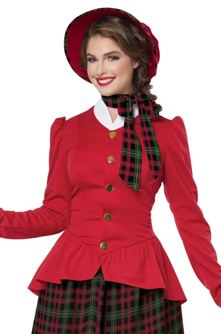 Holiday Caroler Womens Costume