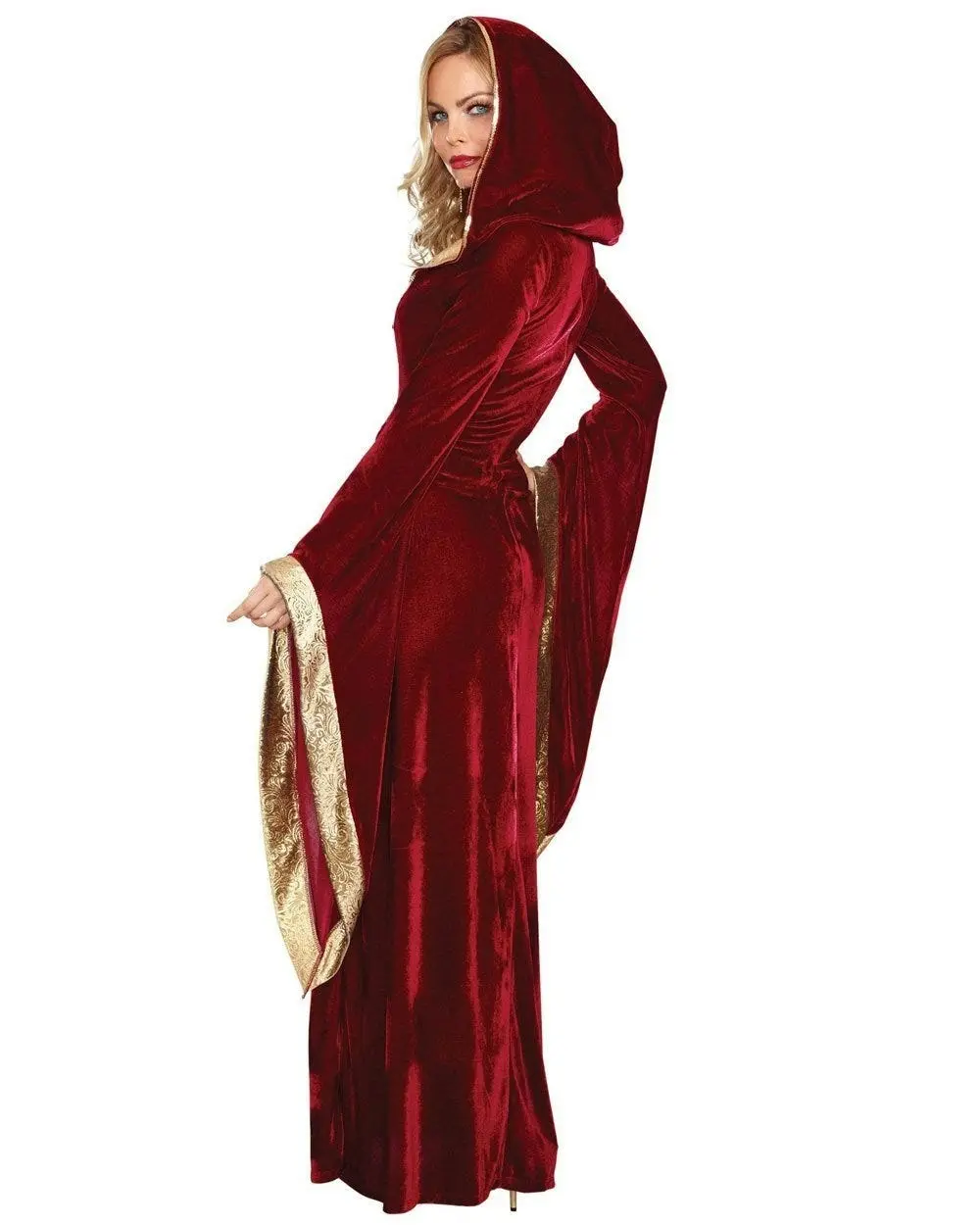 Burgundy Medieval Game Of Thrones Womens Costume