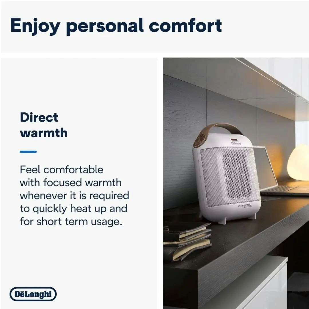 De'Longhi Capsule Fan Heater - Refurbished