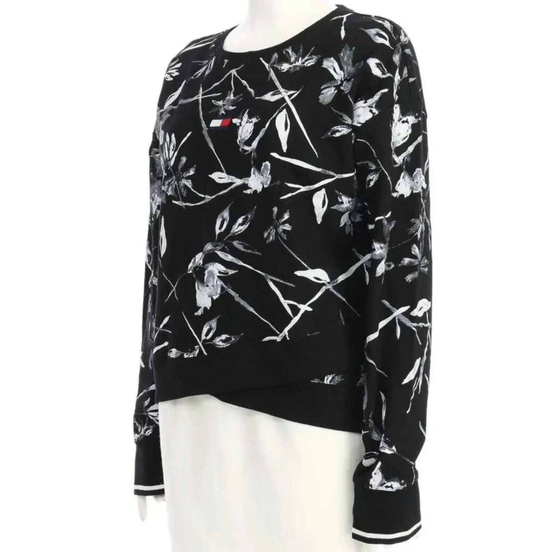 Tommy Hilfiger Monotone floral print sweat top