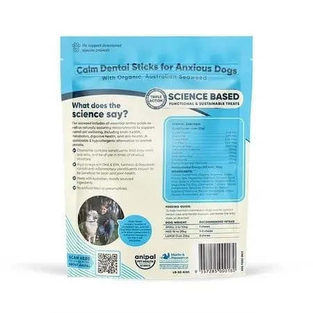 ANIPAL Calm Dental Sticks For Anxious Dogs 210g