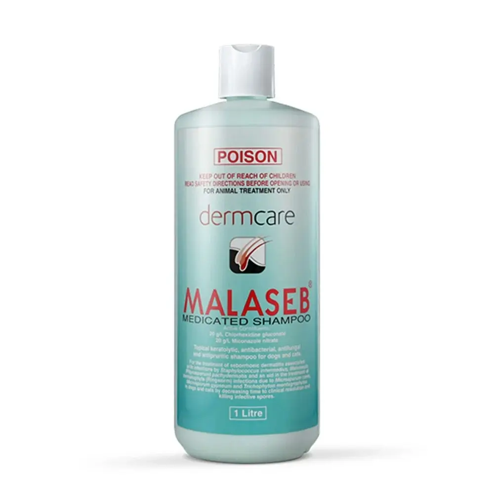 Dermcare Malaseb Medicated Shampoo For Dogs and Cats - 250ml, 500ml & 1L