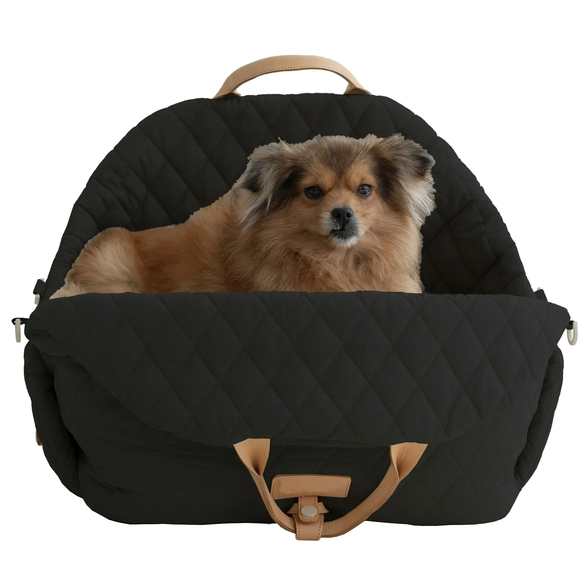 Todo Pet Carrier Handbag Dog Cat Travel Bag Walker Carrier Pet Car Seat Sofa - Black