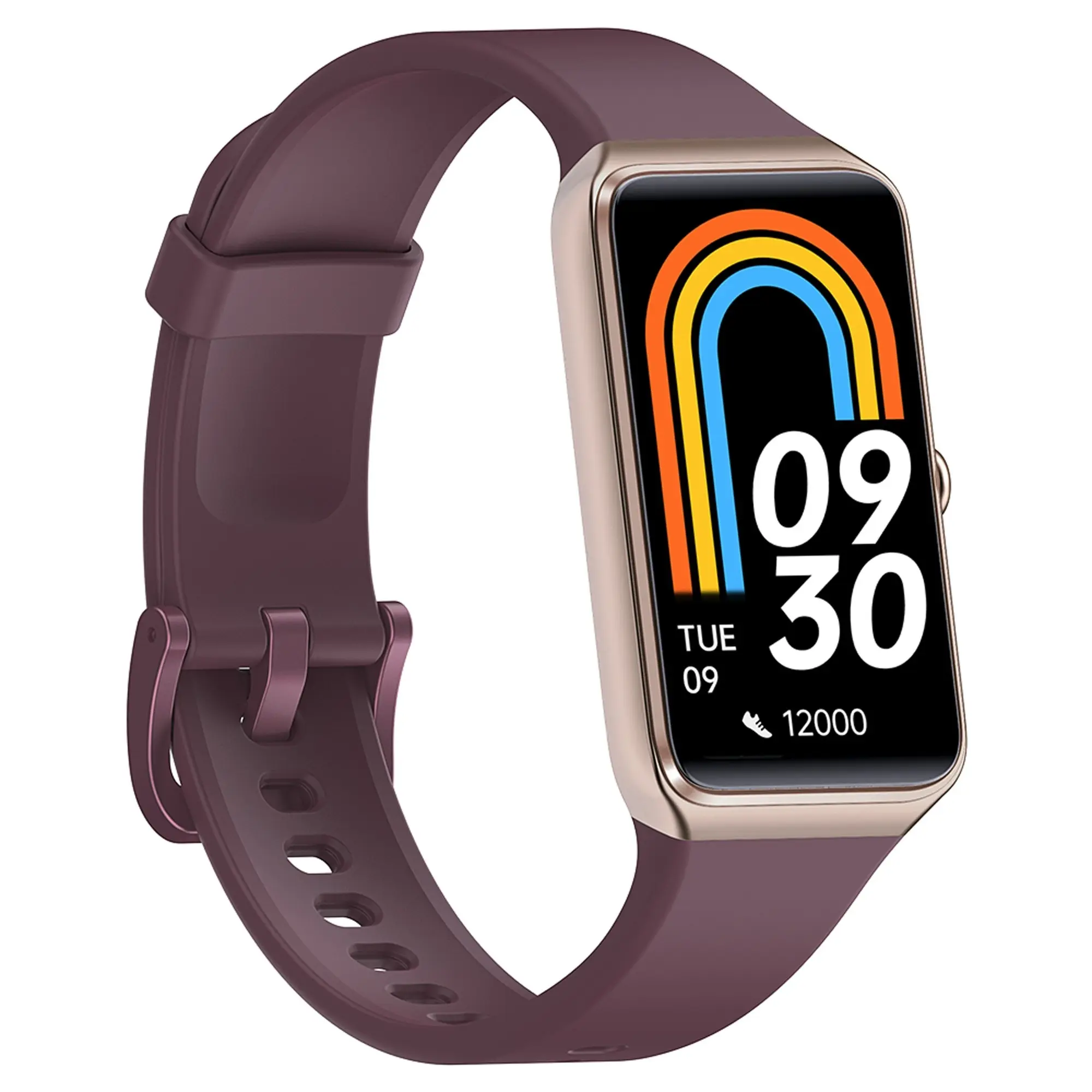 Todo Fitness Tracker Smart Watch BT 5.0 1.47" Display Thermometer BPM Monitor - Purple