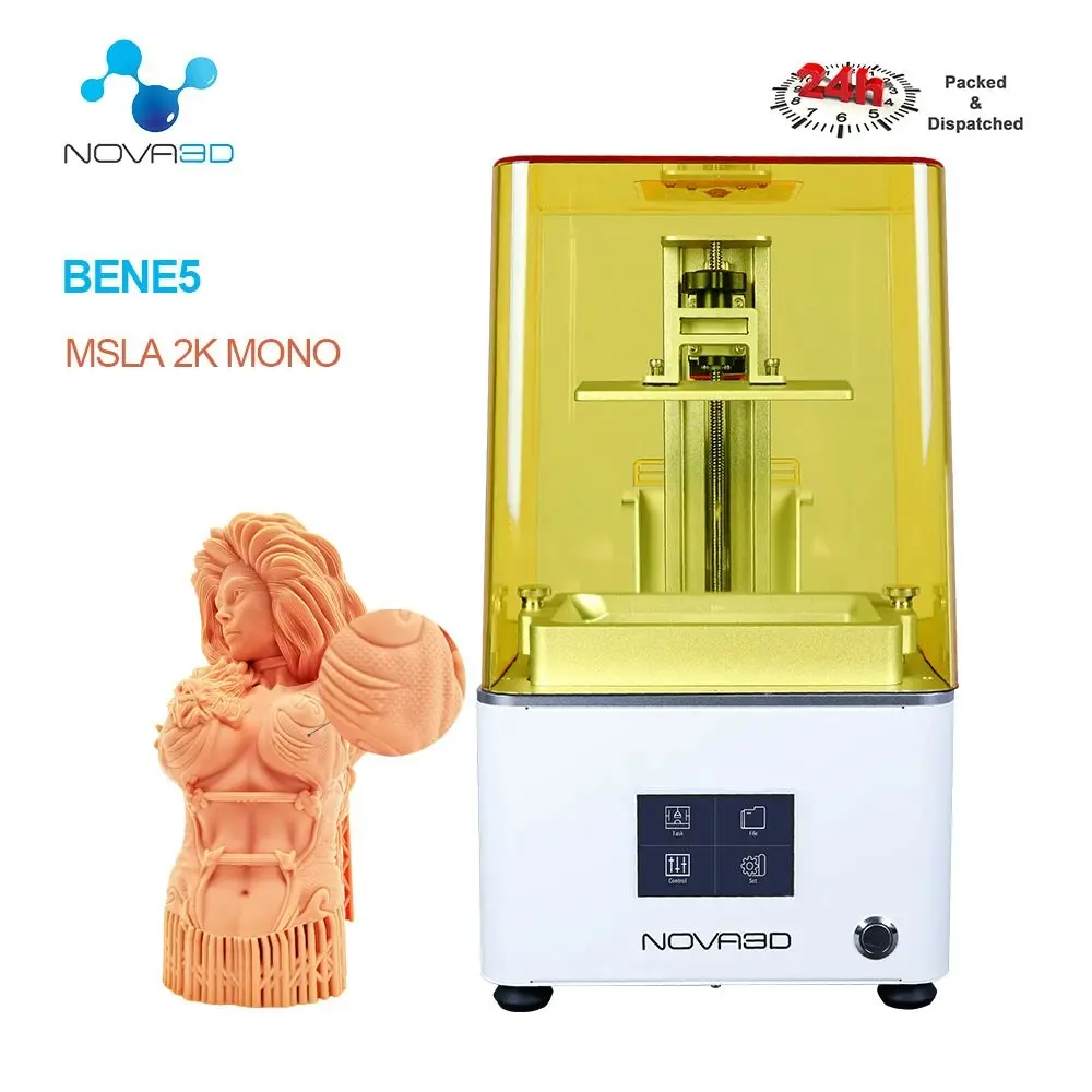 NOVA3D Bene5 6.08 inch 2K Mono Screen Free-Leveling SLA Printer Silent Motor