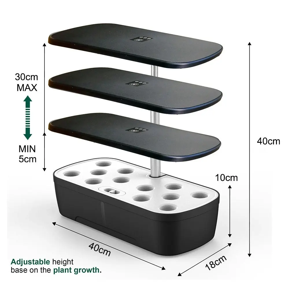 Hydroponics Growing System Indoor Germination Kit with efficiency LED Grow Light