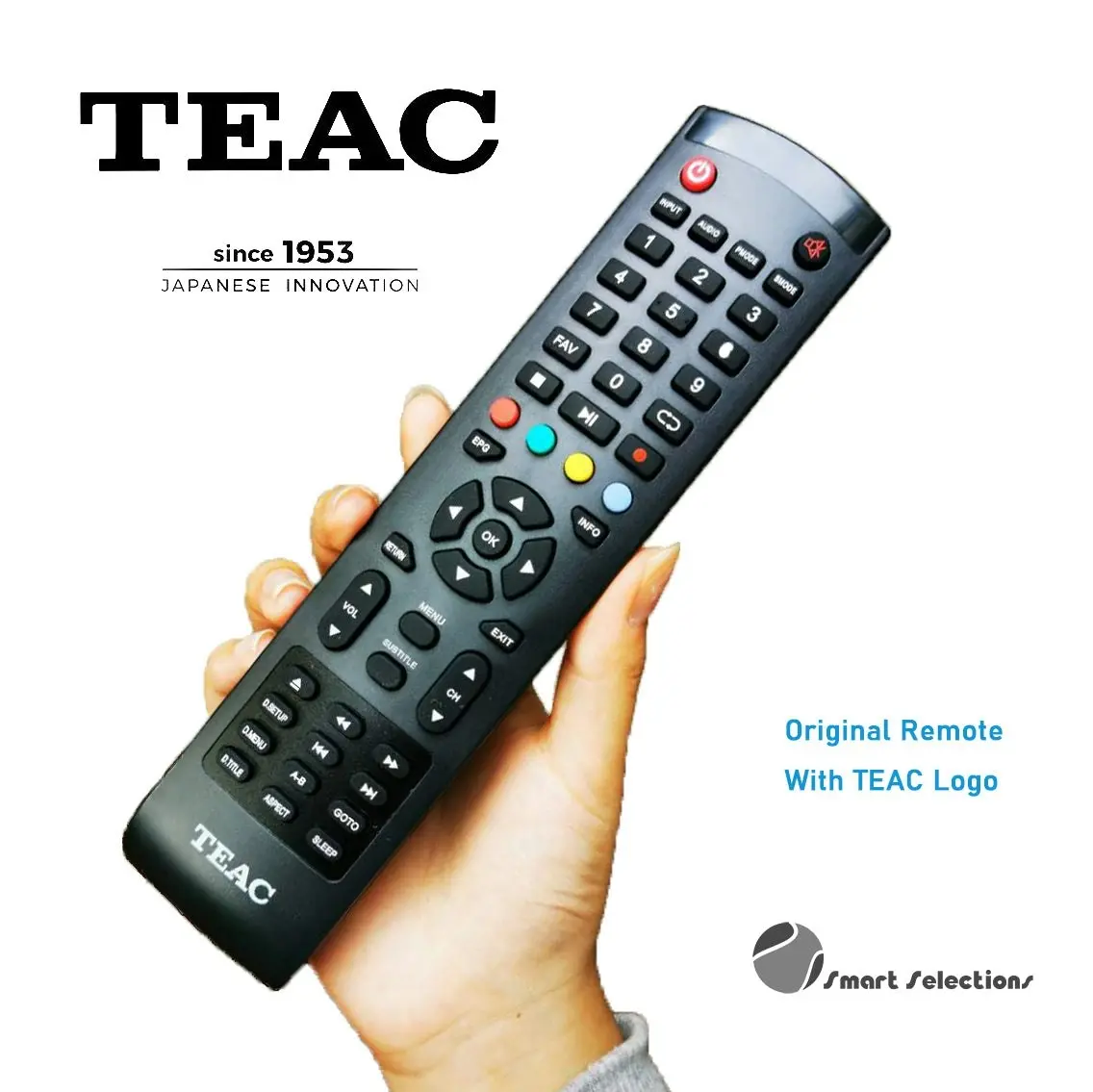 Teac TV DVD COMBO Original Remote Control TRC1000 240602000542 GD3 A1 A317 A118 SERIES